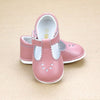 Angel Baby Girls Vintage Rose Dottie Scalloped Perforated Mary Jane - Petitfoot.com