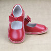 Toddler Girls Shoes Vintage Inspired Bow Mary Jane - Red Bow Mary Jane - Petitfoot.com