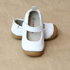 L'Amour Girls Early Walker White Leather Mary Jane - Petitfoot.com