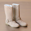 L'Amour Girls Sand Suede Stud Boot