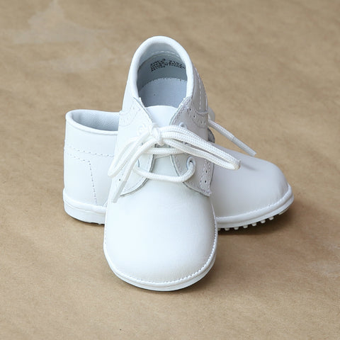 Angel Baby Boys Classic Leather Lace Ups