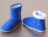 L'Amour Girls Blue Faux Shearling Boot