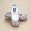 Victoria Toddler Girls Multipink Glitter Ballet Flats - Petit Foot