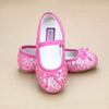 Victoria Toddler Girls Fuchsia Glitter Ballet Flats - Petit Foot