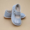 Easter Blue Mary Janes - Vintage Inspired Toddler Mary Janes - Tatiana Spring Blue Scalloped Mary Janes - Easter Bests