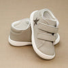 L'Amour Shoes Baby Boys Leo Stone Leather Star Sneaker - Playground Friendly