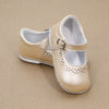 Angel Baby Girls Rosie Appleseed Leather Mary Jane (Baby) - Champagne - L'Amour Shoes