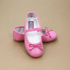 Alia Toddler Girls Classic Malibu Pink Leather Ballet Flats - Ballerina Flats - Petitfoot.com