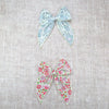 Liberty of London Blue Floral Becca Midi Bow with Alligator Clip - Petitfoot.com