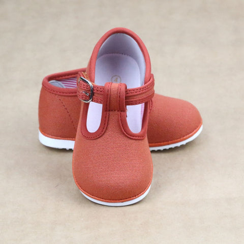 Baby Girls Poppy Canvas T-Strap Mary Jane