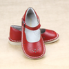 L'Amour Girls Vintage Red Heirloom Classic Shoes - Toddler Girls School Shoes - Petitfoot.com