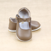 Angel Baby Girls Shoes - Mocha Baby Bow Mary Jane - Petitfoot.com