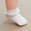 Baby Girls Crochet Trim Dress Ankle Socks - Petitfoot.com