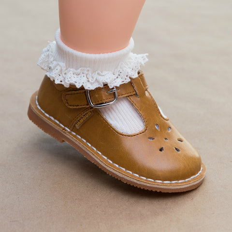 Baby Girls Crochet Trim Dress Ankle Socks