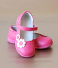 L'Amour Girls Fuchsia Sporty Flower Power Mary Jane