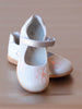 L'Amour Girls Gray Sporty Mesh Embroidered Mary Jane
