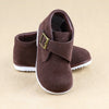 Angel Baby Boys Finch Buckled Strap Brown Suede Leather Boot - Petitfoot.com