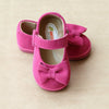 Angel Baby Girls Fuchsia Nubuck Bow Mary Jane - Petitfoot.com