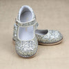 Holiday Toddler Girls Champagne Glitter Mary Janes - Petitfoot.com