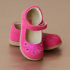 L'Amour Girls Fuchsia Butterfly Mary Jane