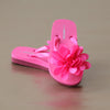 L'Amour Girls Fuchsia Petal Flip Flop Sandal