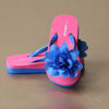L'Amour Girls Royal Blue Petal Flip Flop Sandal