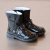 L'Amour Girls Black Flower Power Boot