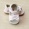 Angel Baby Girls Pink Double Bow Sandal - Petitfoot.com