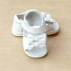 Angel Baby Girls White Double Bow Sandal - Petitfoot.com