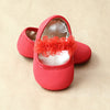 L'Amour Baby Girls Red Organza Flower Mary Jane - Petitfoot.com