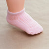 Baby Girls Pink Crochet Ankle Socks - Petitfoot.com