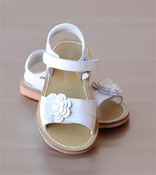 L'Amour Girls Three Layer Petal Flower Sandal – Petit Foot