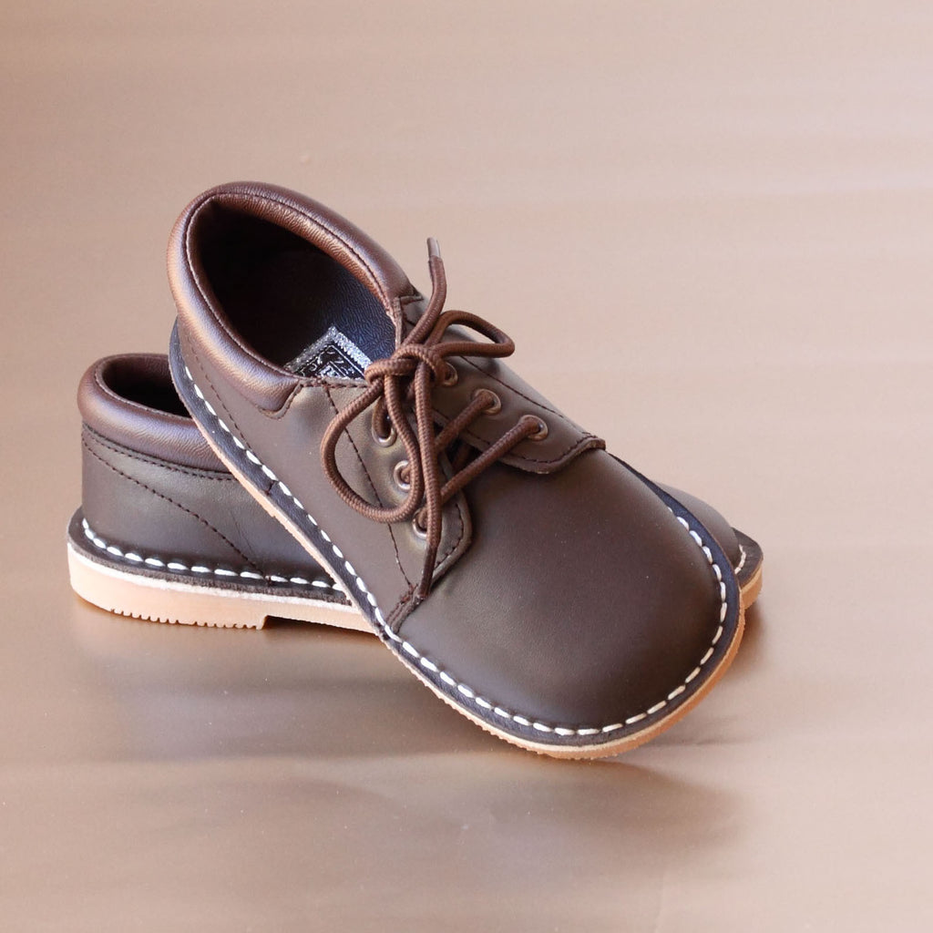 Boys leather lace up shoes 2025