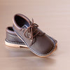 L'Amour Boys Brown Leather Lace Up Shoes