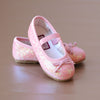 L'Amour Girls Glitter Pink Ballet Flats
