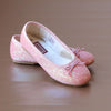 L'Amour Girls Glitter Pink Ballet Flats without Strap